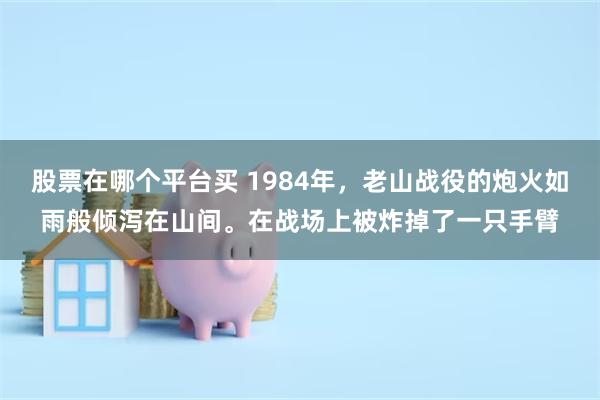 股票在哪个平台买 1984年，老山战役的炮火如雨般倾泻在山间。在战场上被炸掉了一只手臂